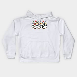 Happy Christmas penguins Kids Hoodie